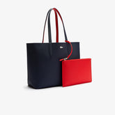 Lacost* - Anna Reversible Tote with Pouch - Navy/Red (AD-Sep)